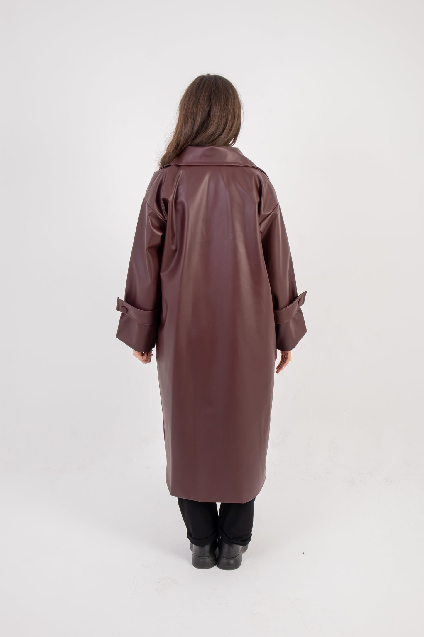 Mulberry Leather Coat